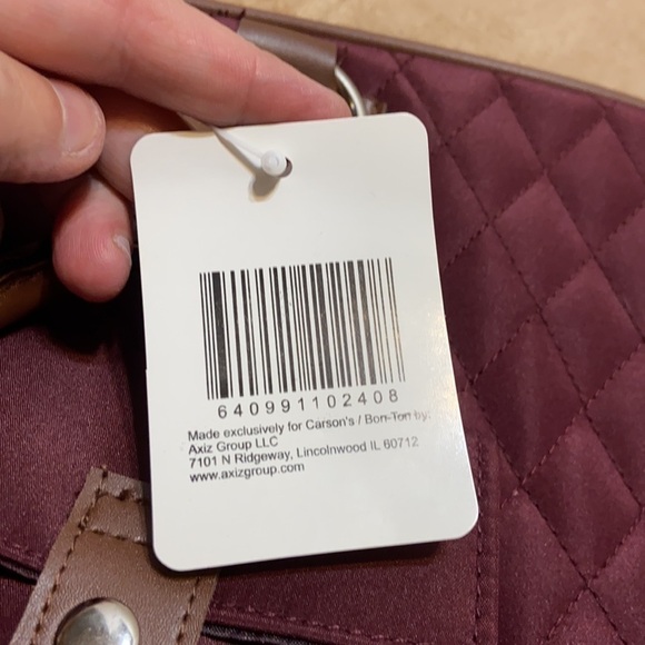 Bon-Ton exclusive wine colored hand Bag - Picture 9 of 9